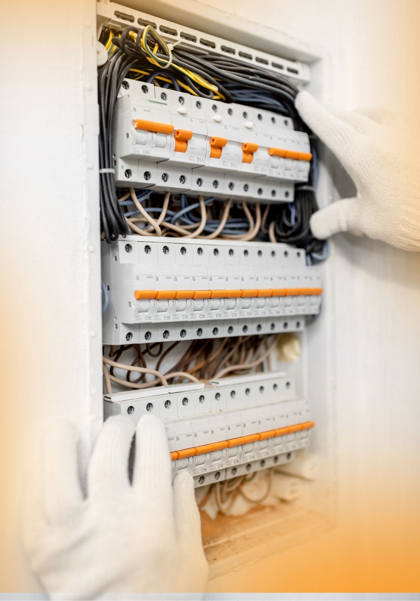 image of water heater installation (for a plumbing service)